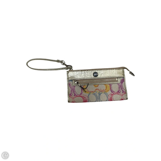 Wristlet Designer By Coach, Size: Medium
