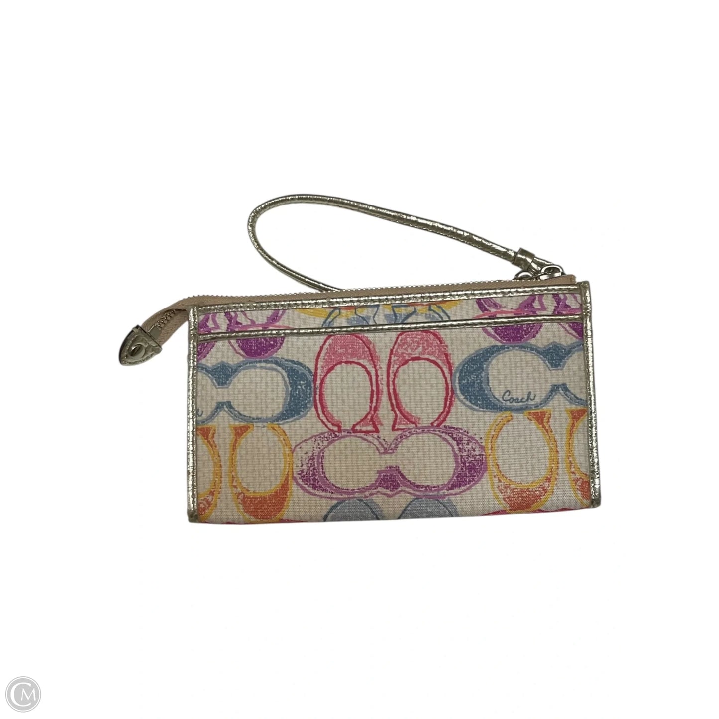 Wristlet Designer By Coach, Size: Medium