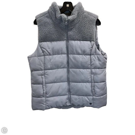 Vest Puffer & Quilted By Ruff Hewn In Grey, Size: L