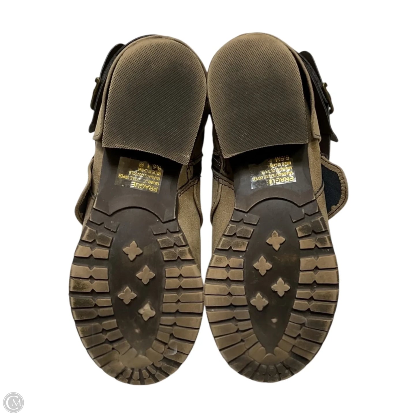 Boots Ankle Flats By Jelly Pop In Tan, Size: 6.5