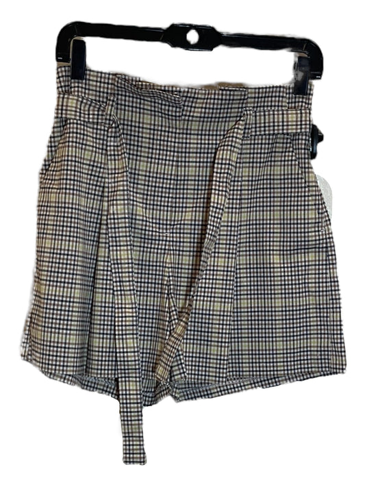 Plaid Pattern Shorts Worthington, Size 4