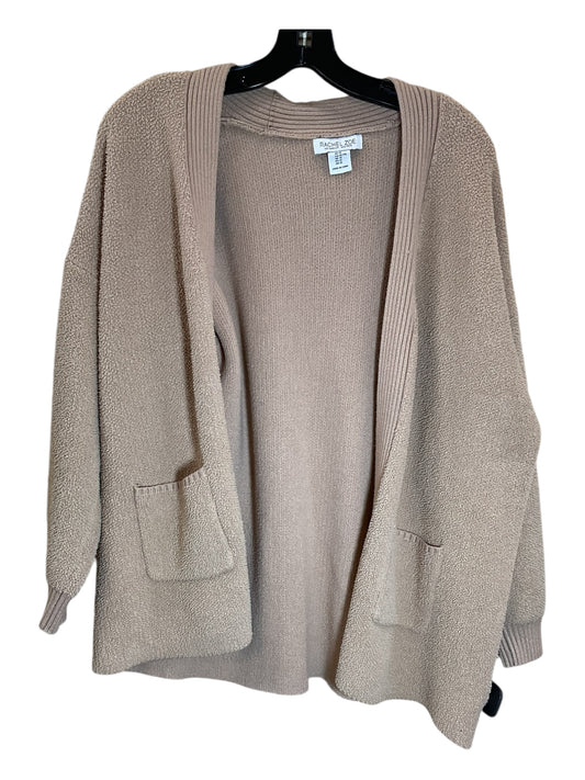 Sweater Cardigan By Rachel Zoe In Tan, Size: Xl