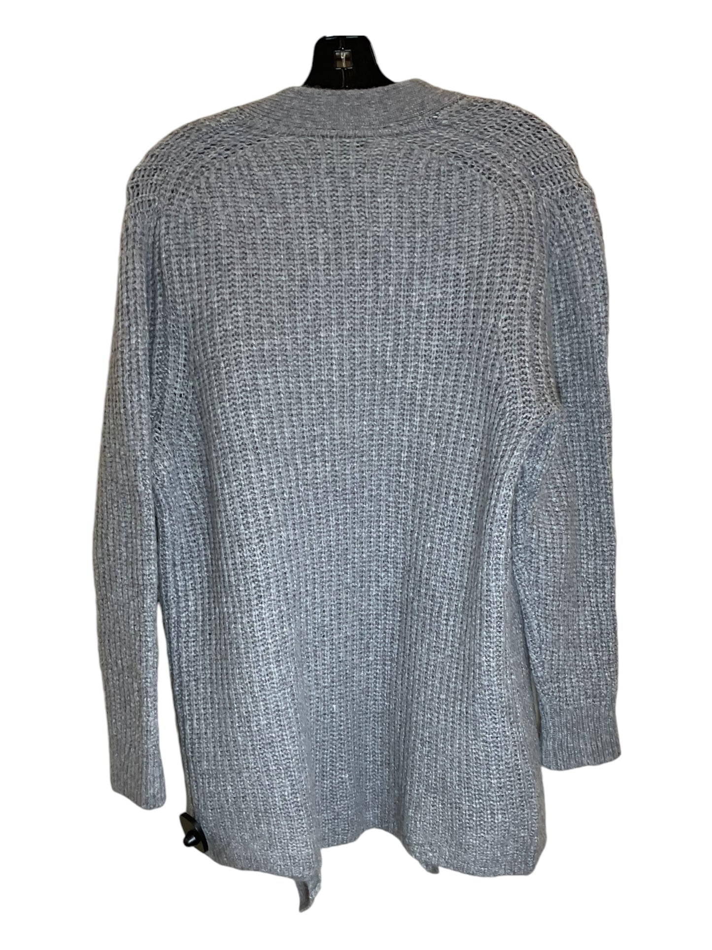 Sweater Cardigan By Banana Republic In Grey, Size: Xl