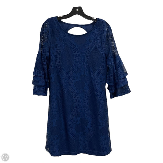 Dress Casual Midi By Miami In Navy, Size: M