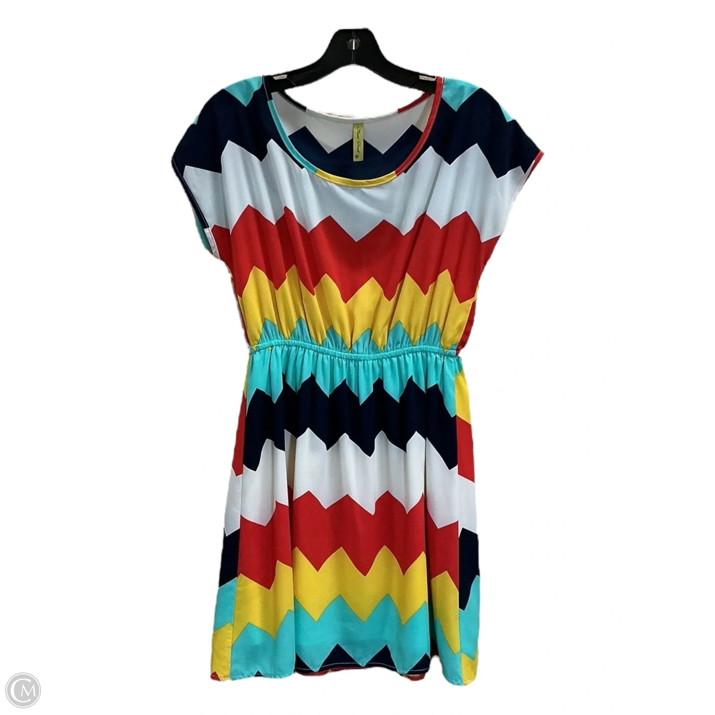 Dress Casual Midi By Final Touch In Multi-colored, Size: M
