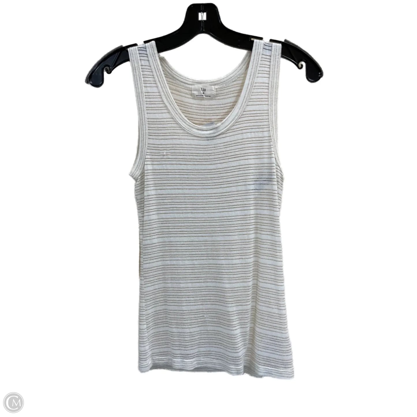 Top Sleeveless By T.la In Cream, Size: Xs