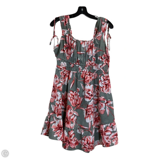 Dress Casual Midi By Maurices In Floral Print, Size: M