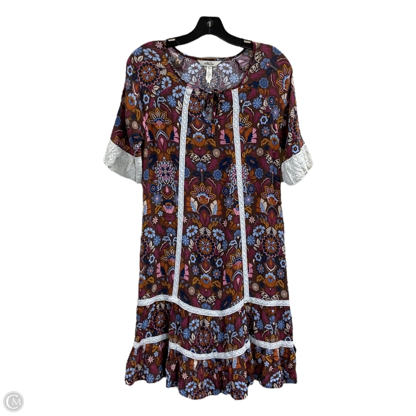 Dress Casual Midi By Matilda Jane In Multi-colored, Size: Xs