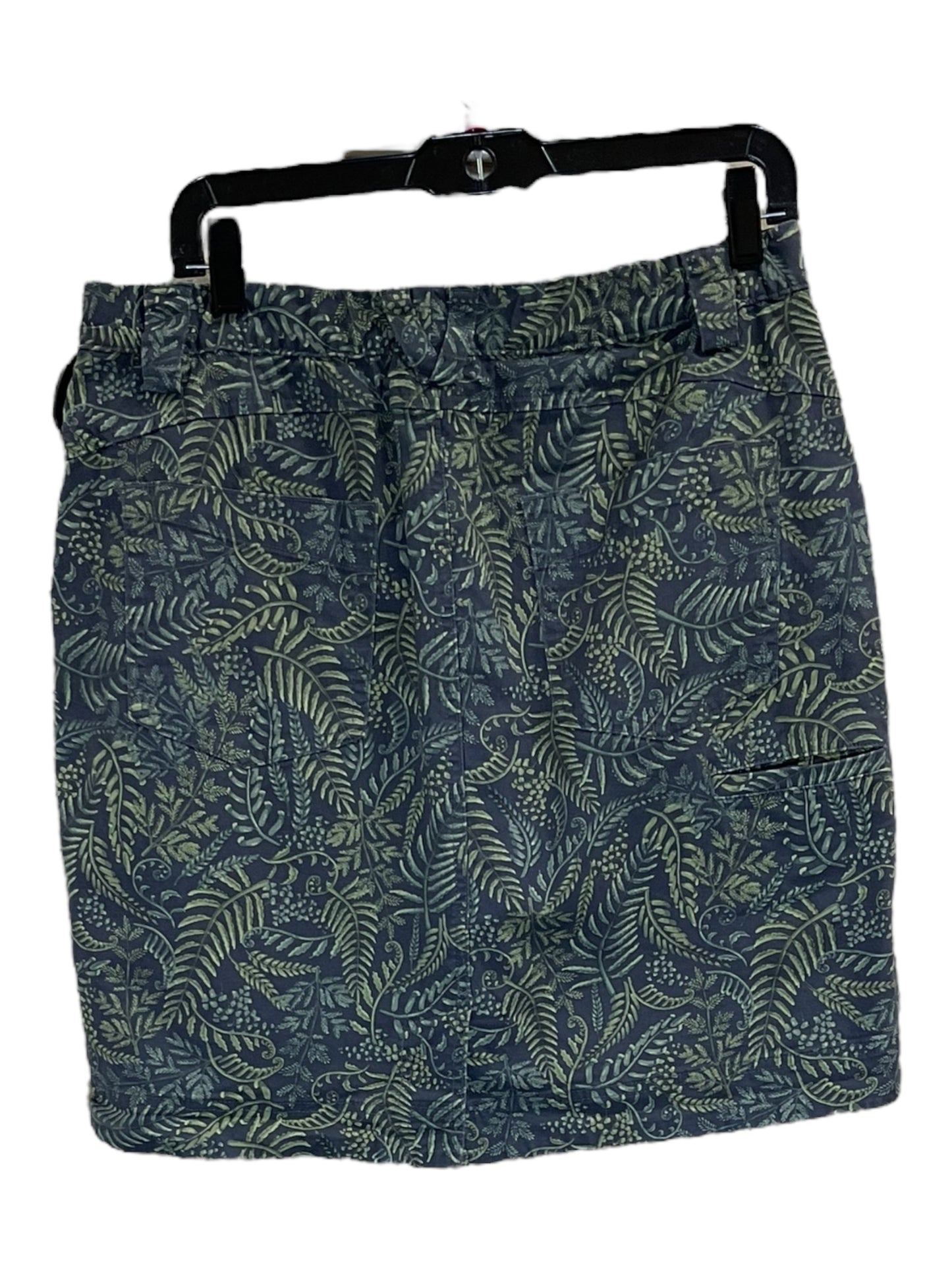 Skort By Duluth Trading In Green & Grey, Size: M