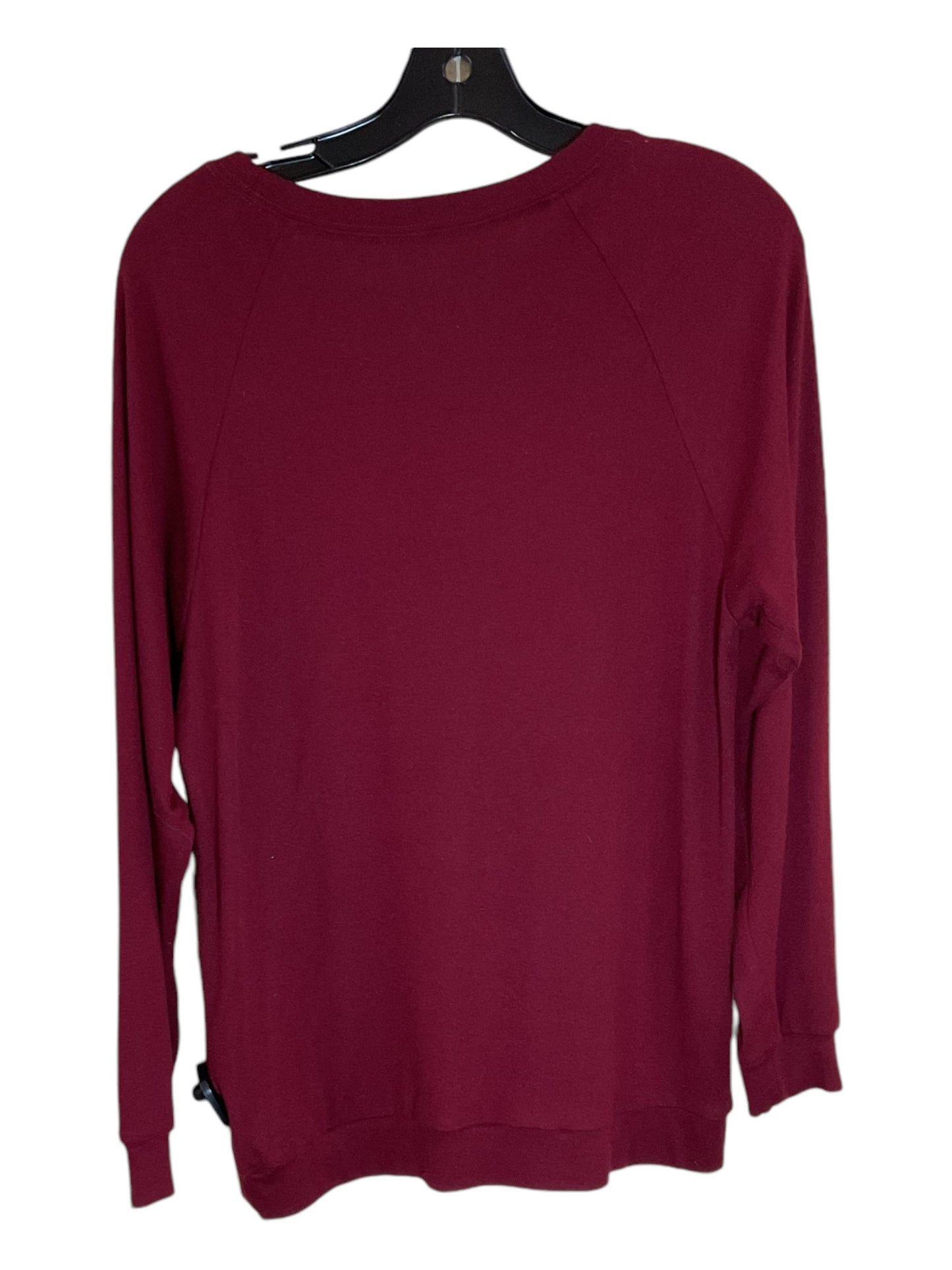 Top Long Sleeve By Clothes Mentor In Red, Size: S