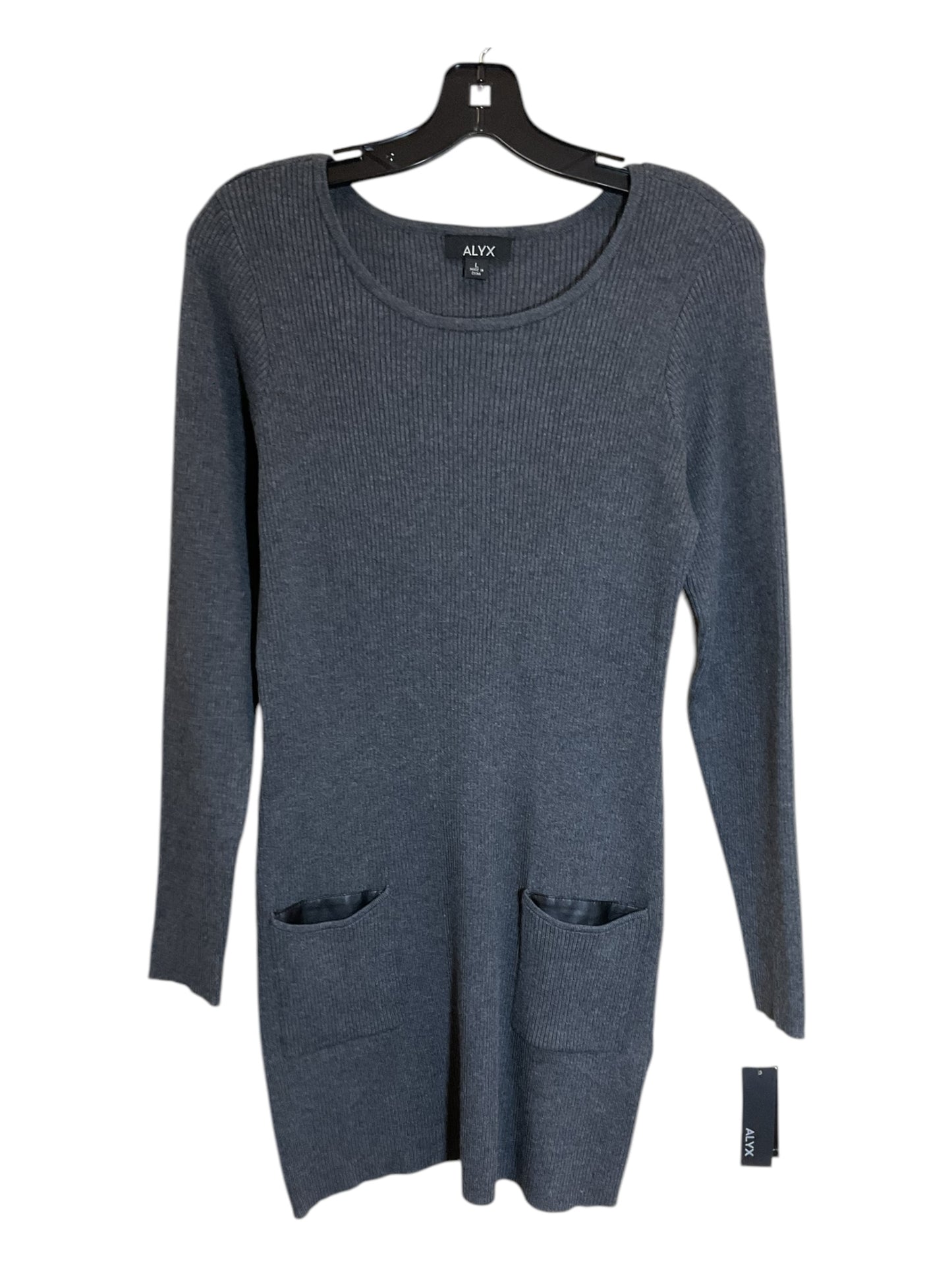 Tunic Long Sleeve By Alyx In Grey, Size: L