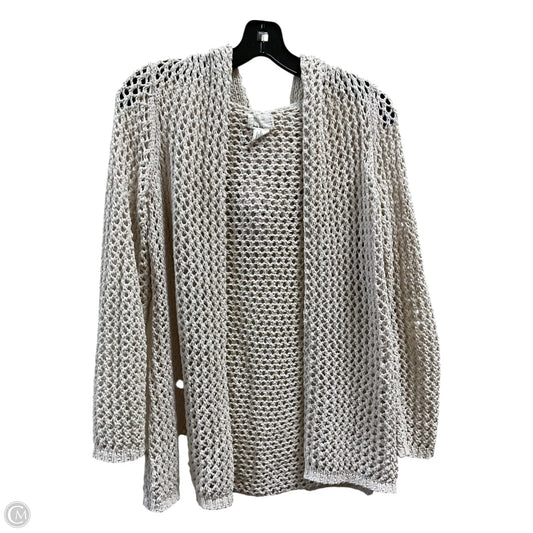 Cardigan By Nicole Michelle In Cream, Size: S
