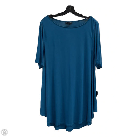 Tunic Short Sleeve By Lane Bryant In Teal, Size: Xl