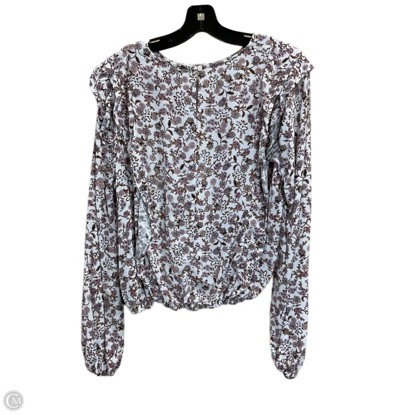 Top Long Sleeve By Dear John In Floral Print, Size: L