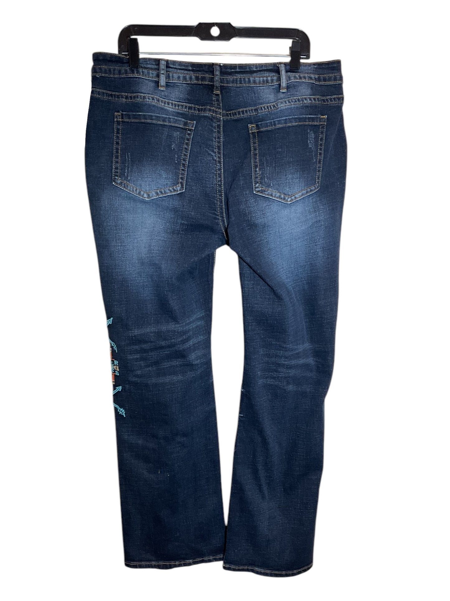 Jeans Boot Cut By Clothes Mentor In Blue Denim, Size: 20