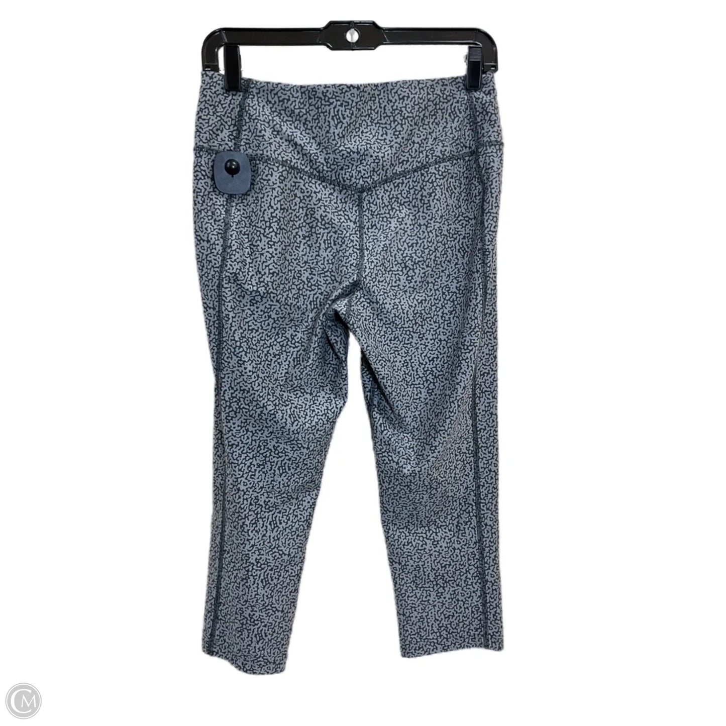 Athletic Leggings Capris By Nike In Grey, Size: M