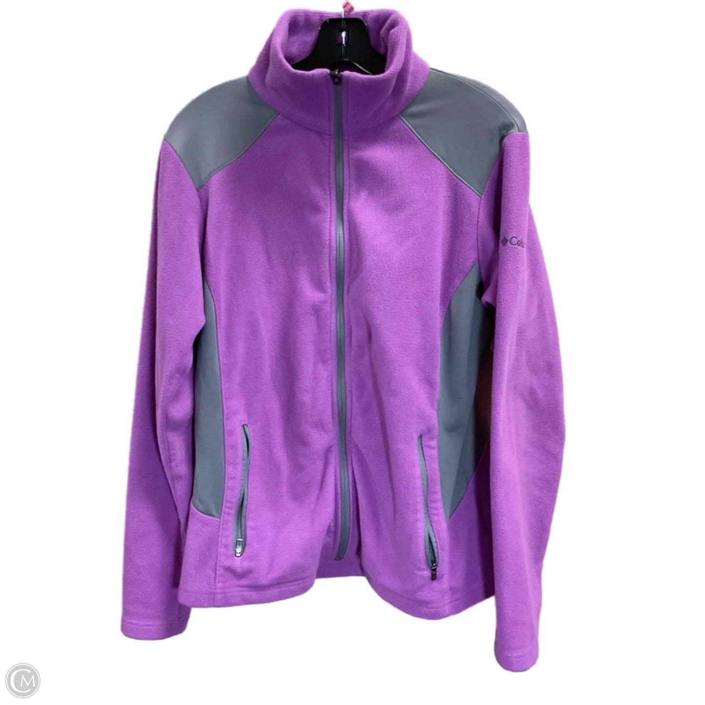 Jacket Fleece By Columbia In Purple, Size: L