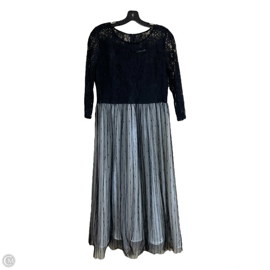Dress Casual Midi By Clothes Mentor In Black, Size: Xl