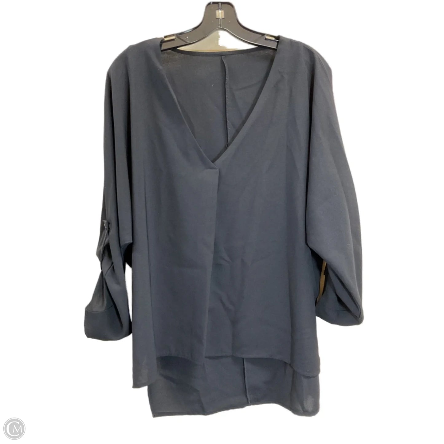 Top Long Sleeve By Clothes Mentor In Black, Size: M