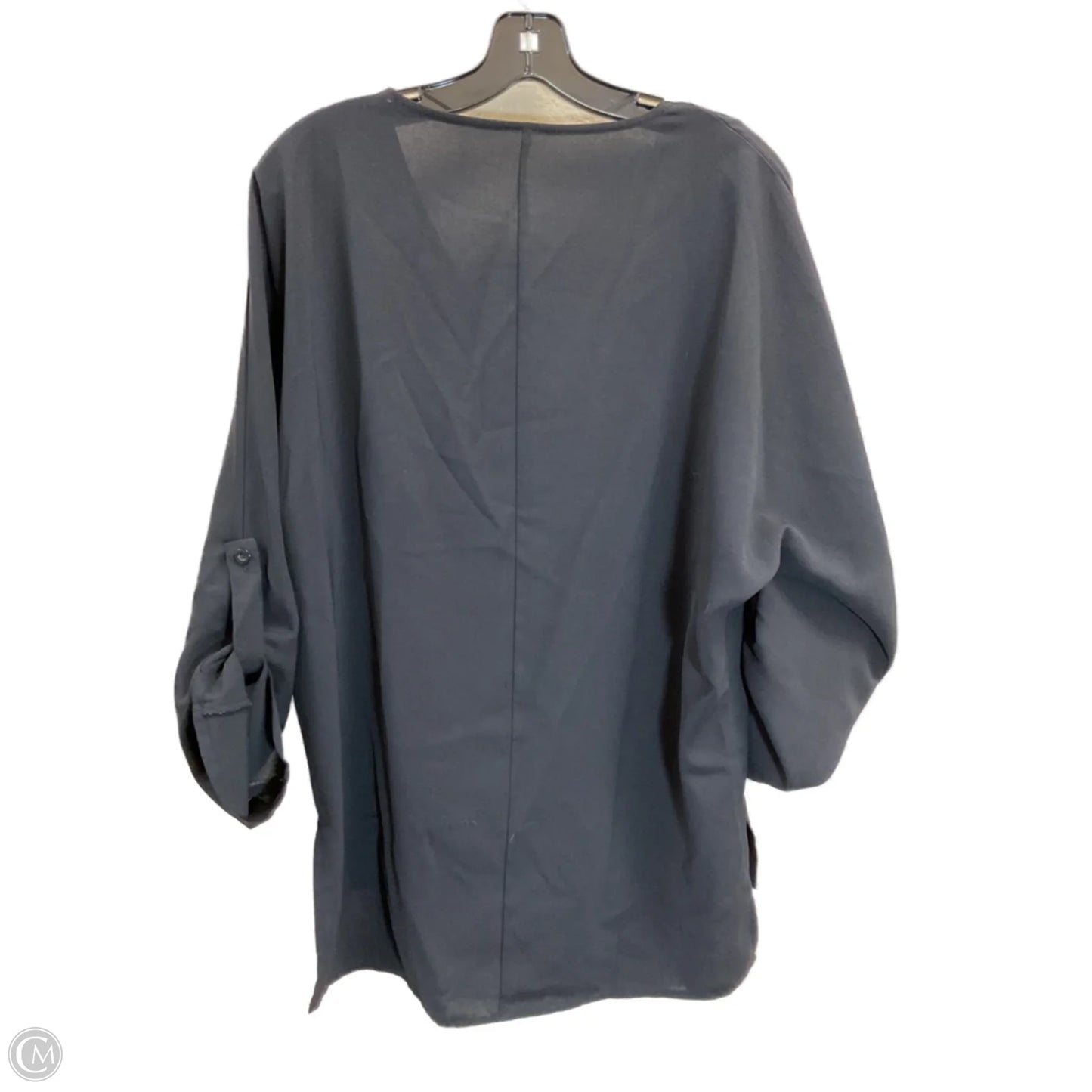 Top Long Sleeve By Clothes Mentor In Black, Size: M