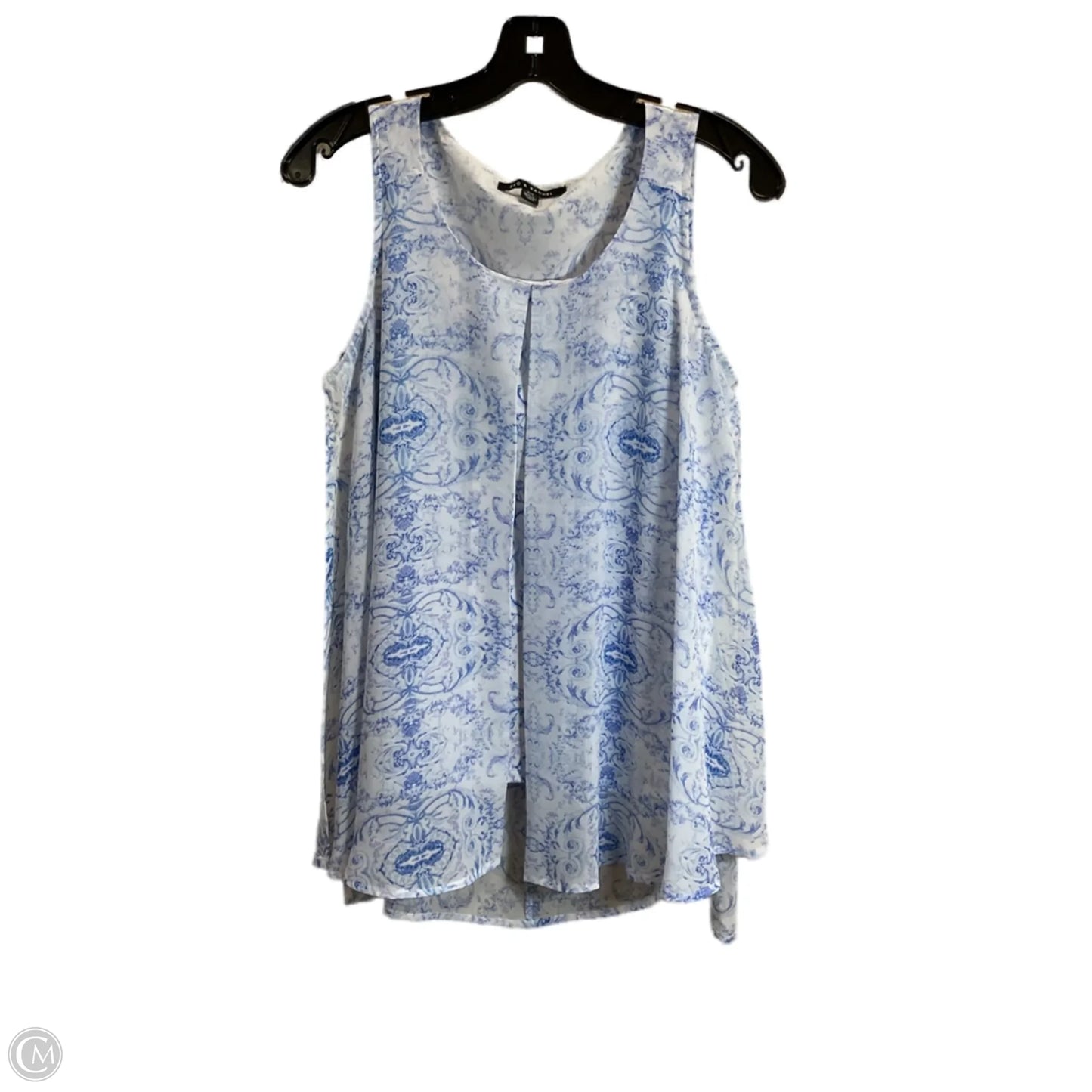 Top Sleeveless By Zac And Rachel In Blue, Size: S
