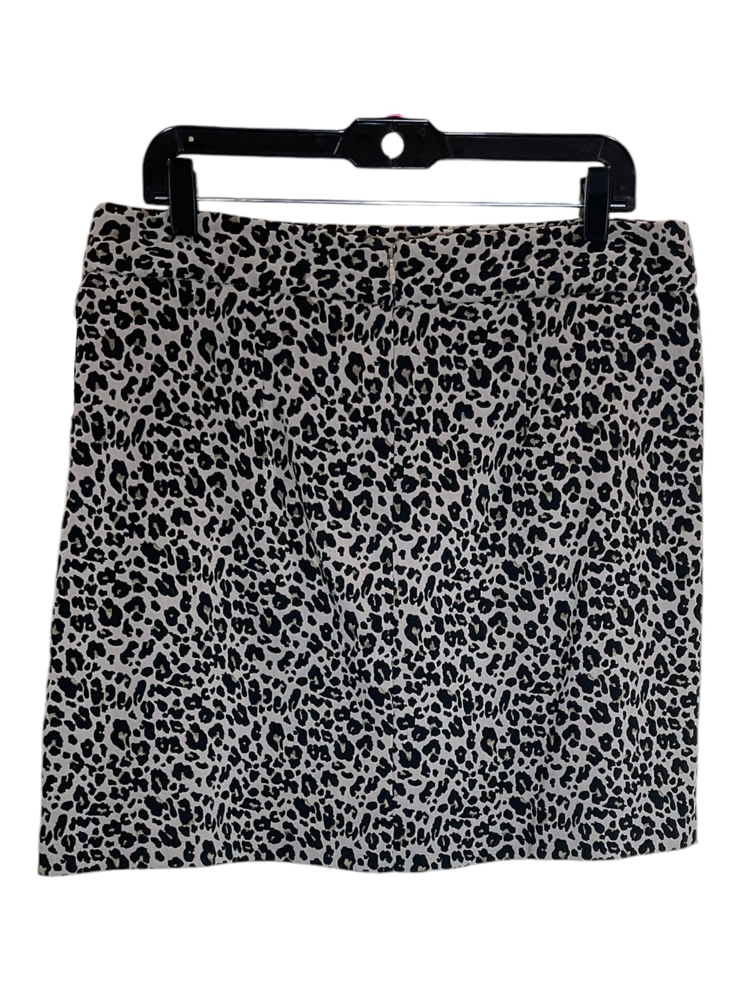 Skirt Mini & Short By Loft In Animal Print, Size: L