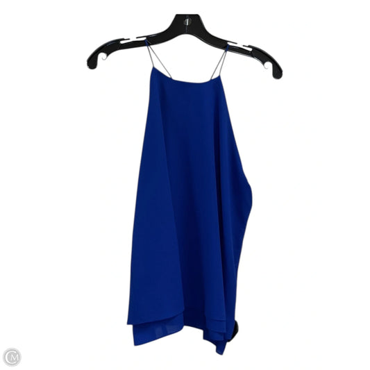 Top Sleeveless By Paper Crane In Blue, Size: M