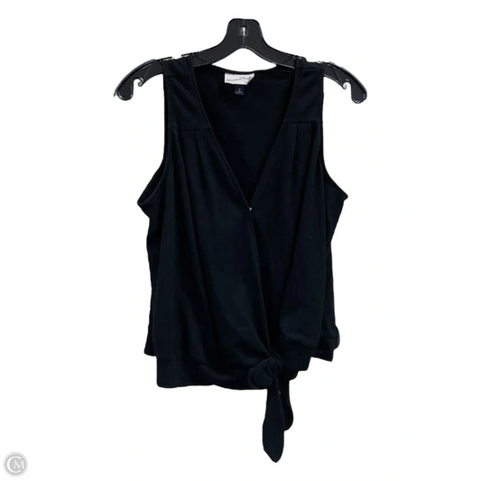 Top Sleeveless By Universal Thread In Black, Size: M