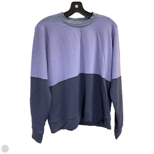 Top Long Sleeve By Clothes Mentor In Purple, Size: L