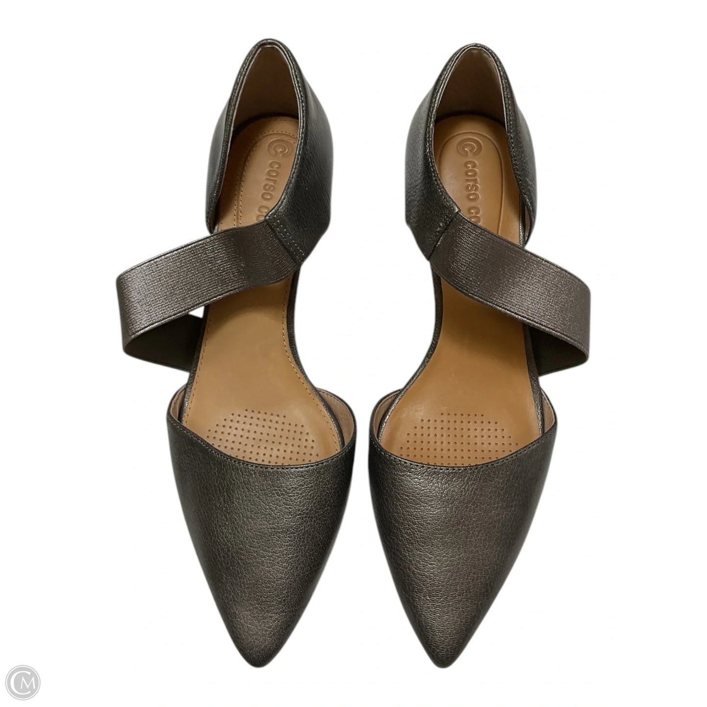 Shoes Heels Kitten By Corso Como In Silver, Size: 8