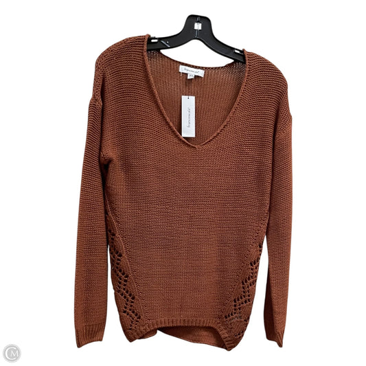 Sweater By Francesca's In Bronze, Size: Xs