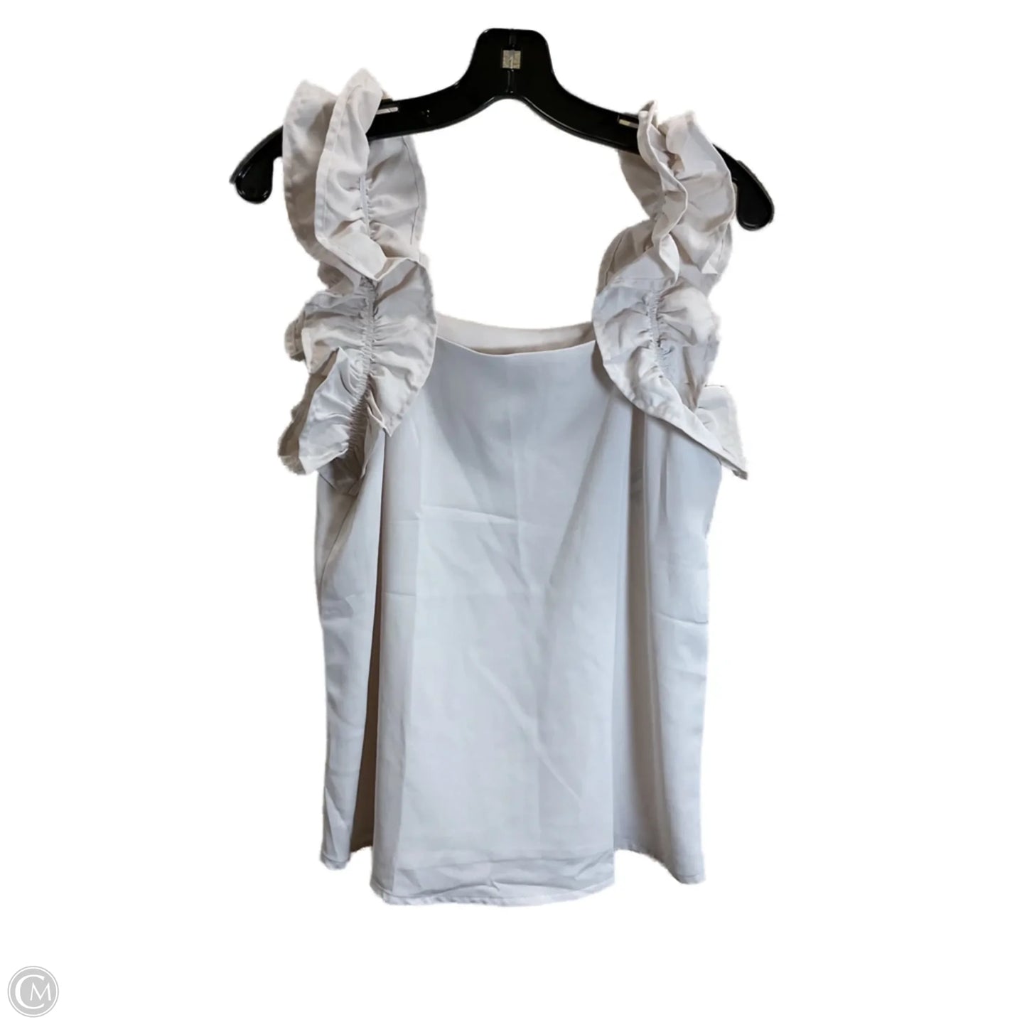 Top Sleeveless By Clothes Mentor In Cream, Size: S