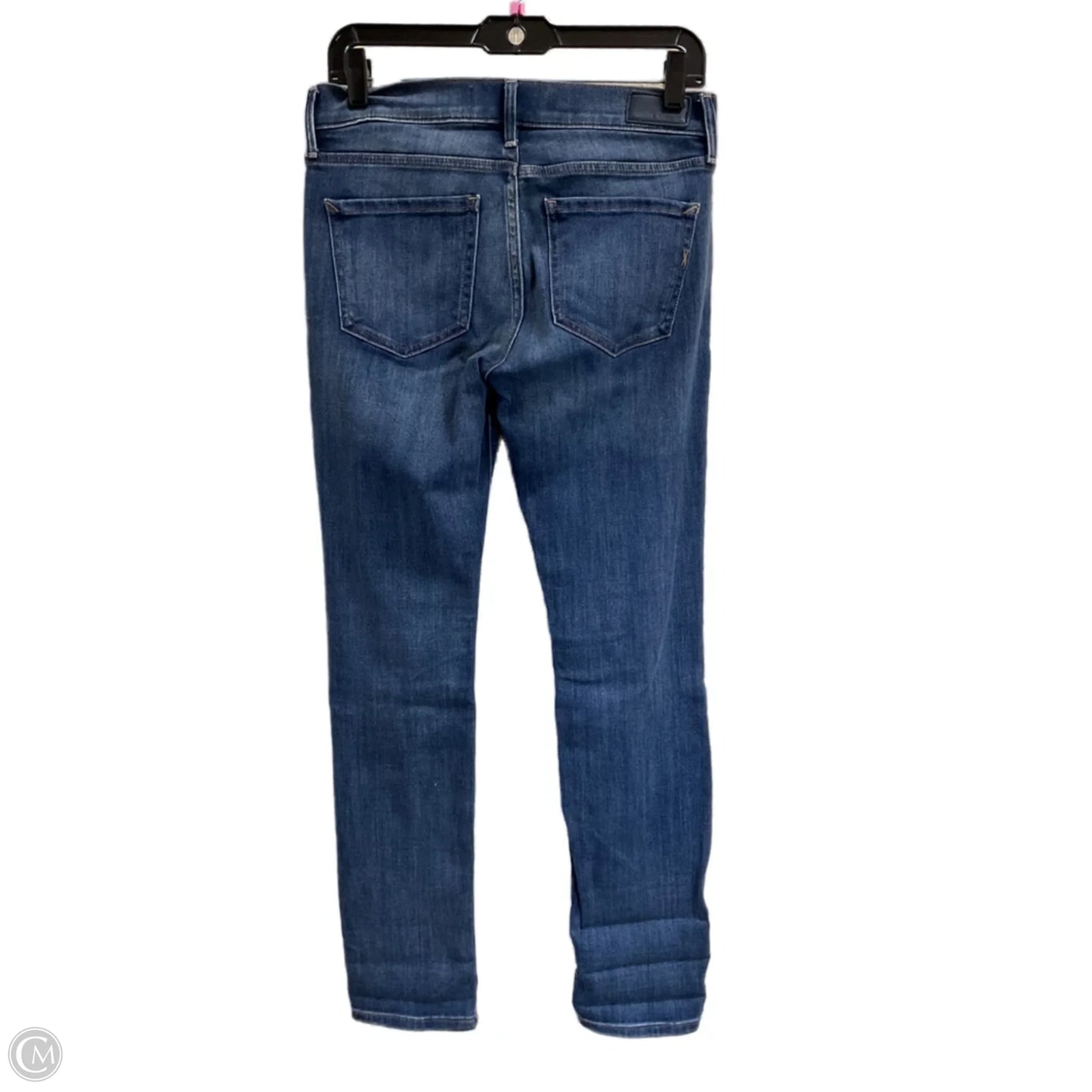Jeans Cropped By Express In Blue Denim, Size: 4