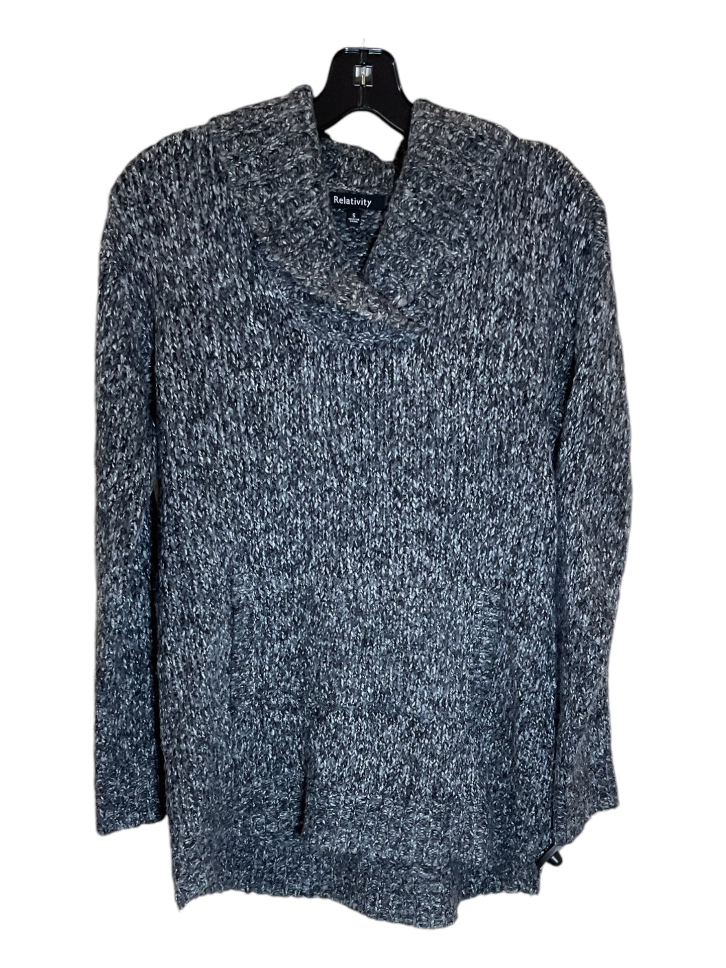 Sweater By Relativity In Grey, Size: S