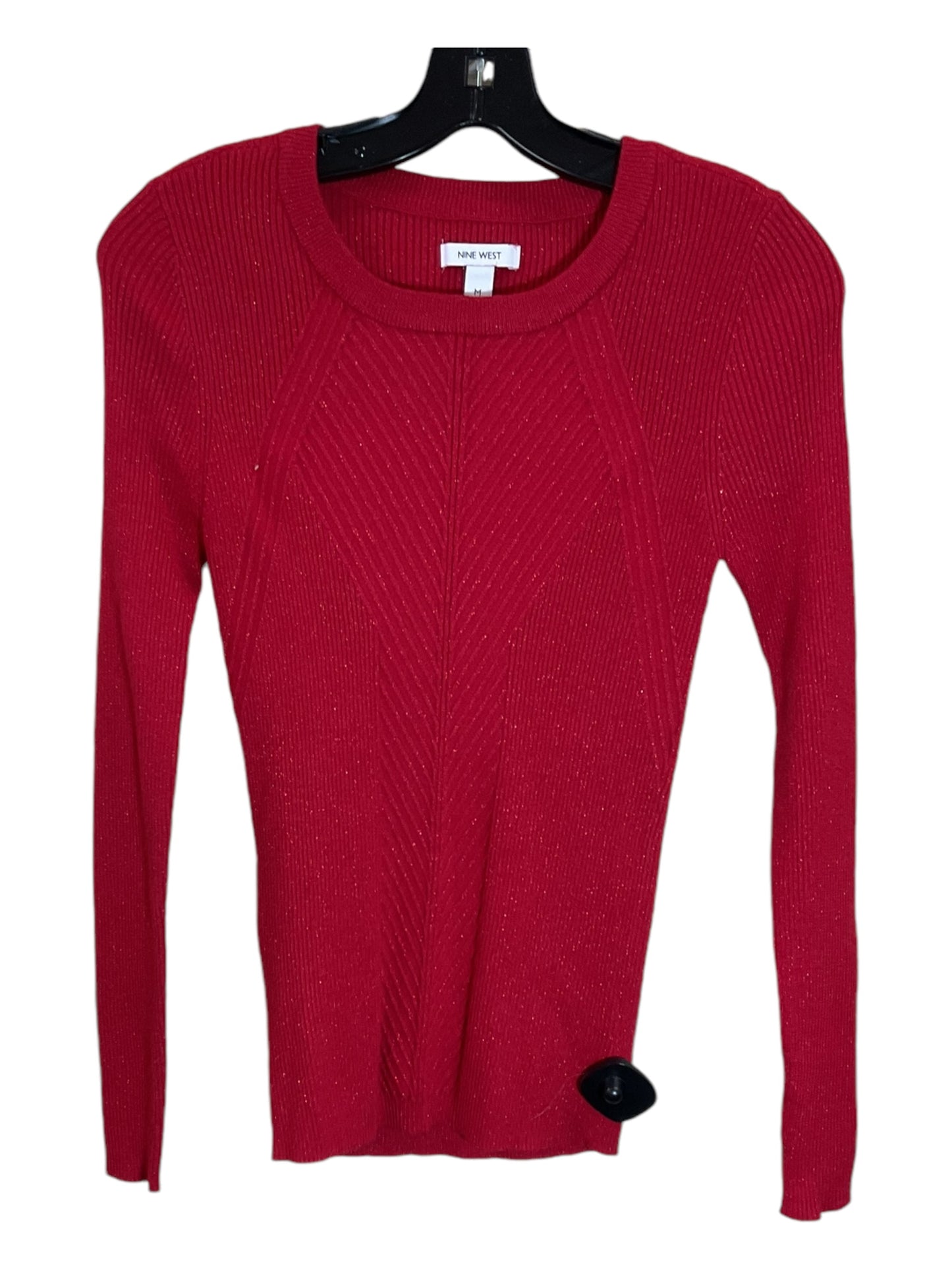 Sweater By Nine West In Red, Size: M