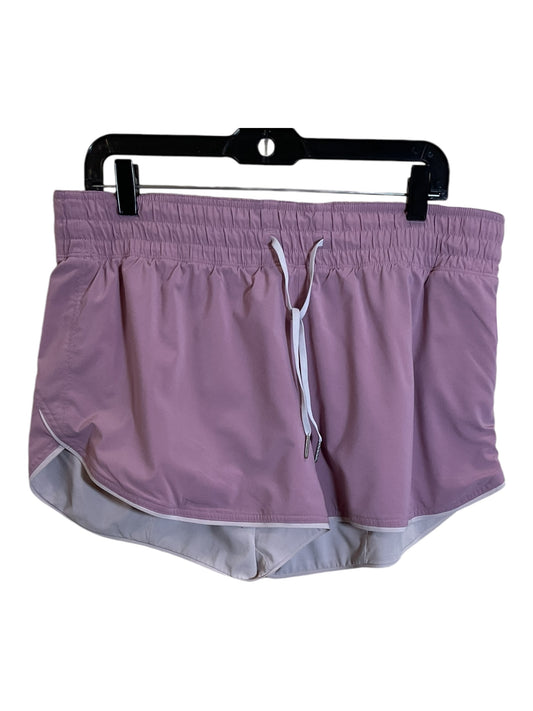 Athletic Shorts By Lululemon In Pink, Size: 12