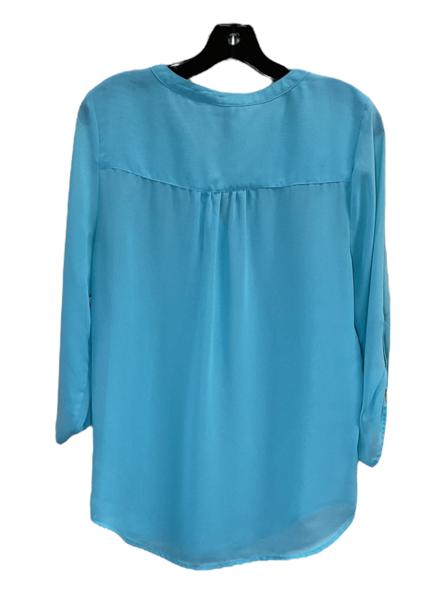 Top Long Sleeve By Maurices In Blue, Size: L