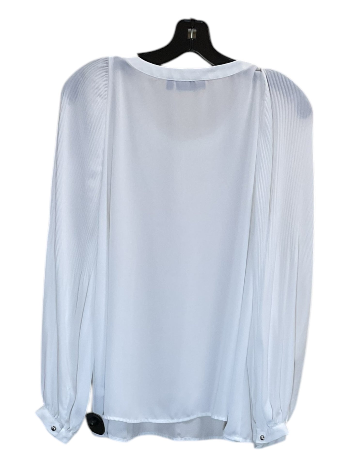 Top Long Sleeve By Apt 9 In White, Size: L