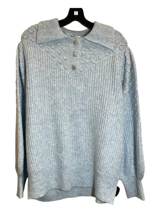 Sweater By Clothes Mentor In Blue, Size: 2x