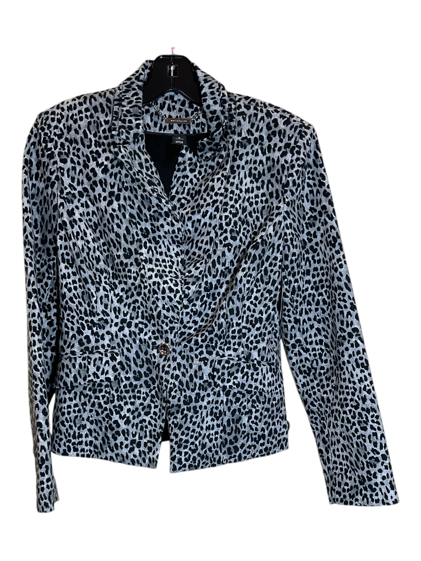 Blazer By White House Black Market In Animal Print, Size: S