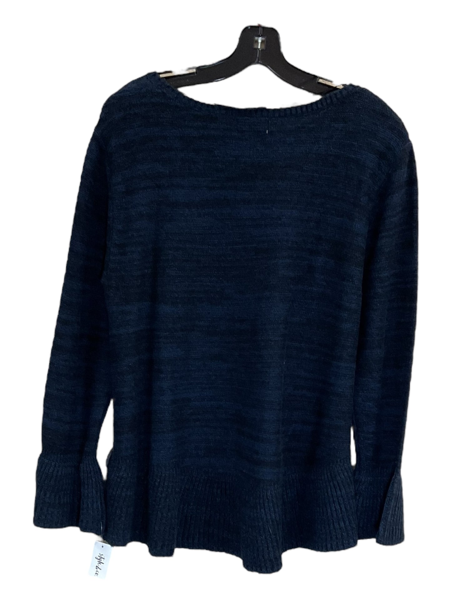 Sweater By Style And Company In Blue, Size: Xl