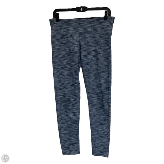 Athletic Leggings By Tuff Athletics In Black & Grey, Size: M