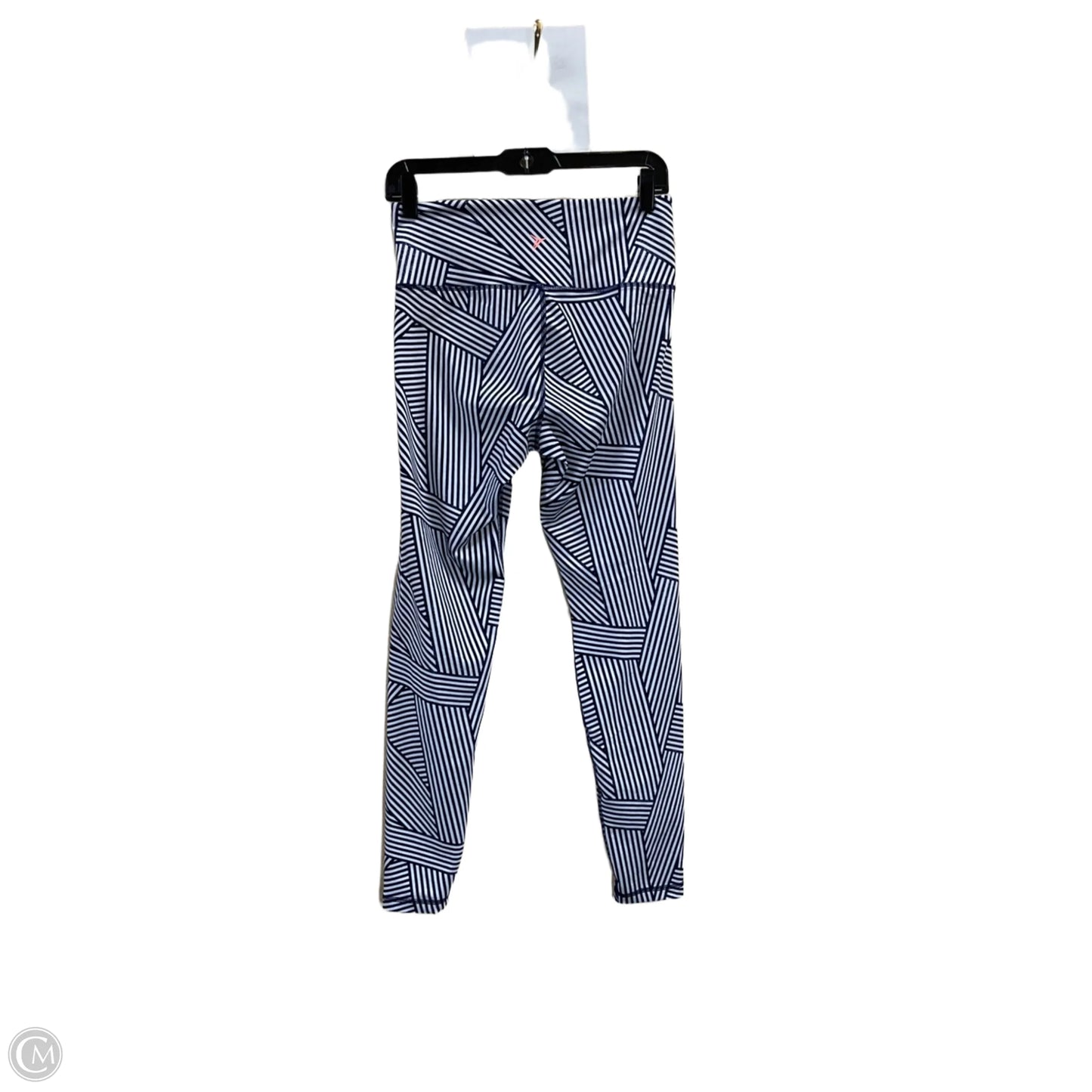 Athletic Leggings By Old Navy In Blue & White, Size: M