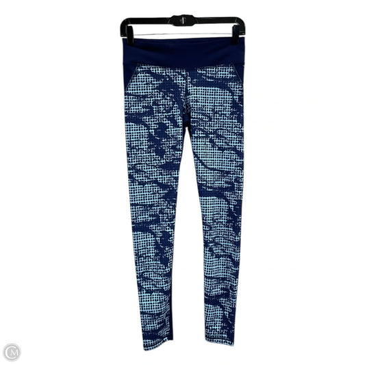 Athletic Leggings By Under Armour In Blue, Size: S