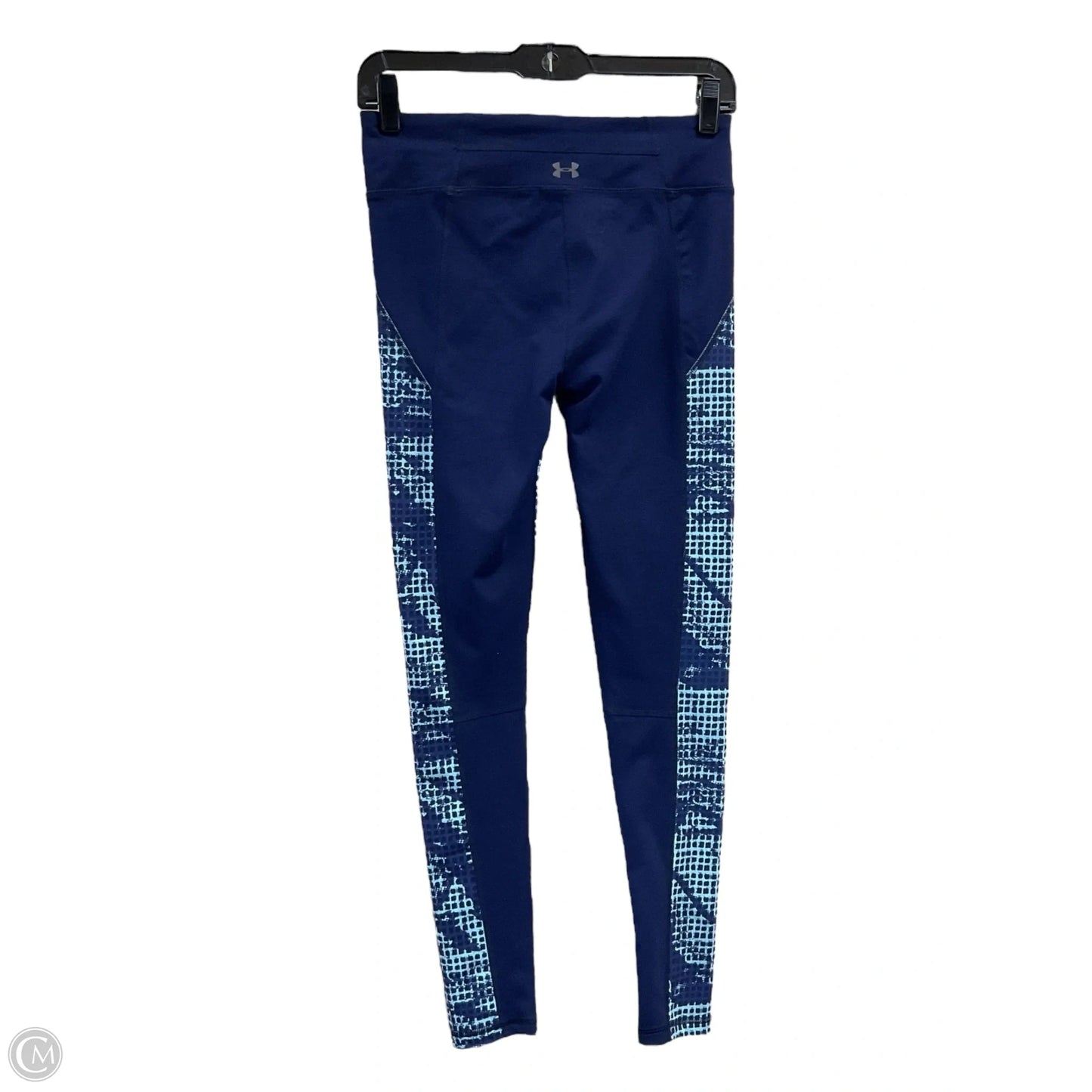 Athletic Leggings By Under Armour In Blue, Size: S