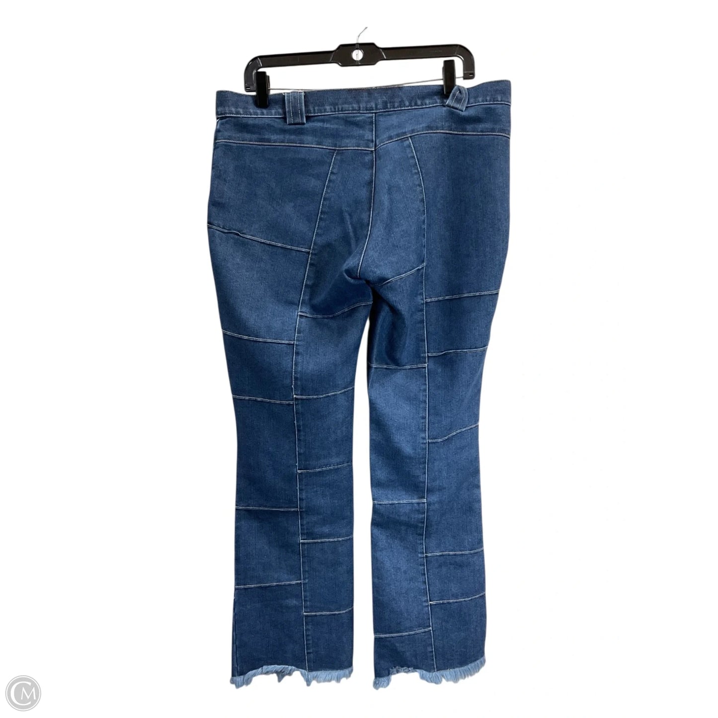 Jeans Flared By Old Navy In Blue Denim, Size: 10