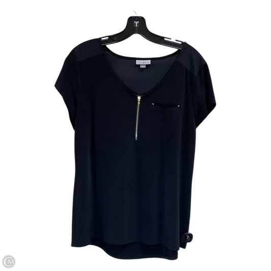 Top Sleeveless By Roz And Ali In Black, Size: L