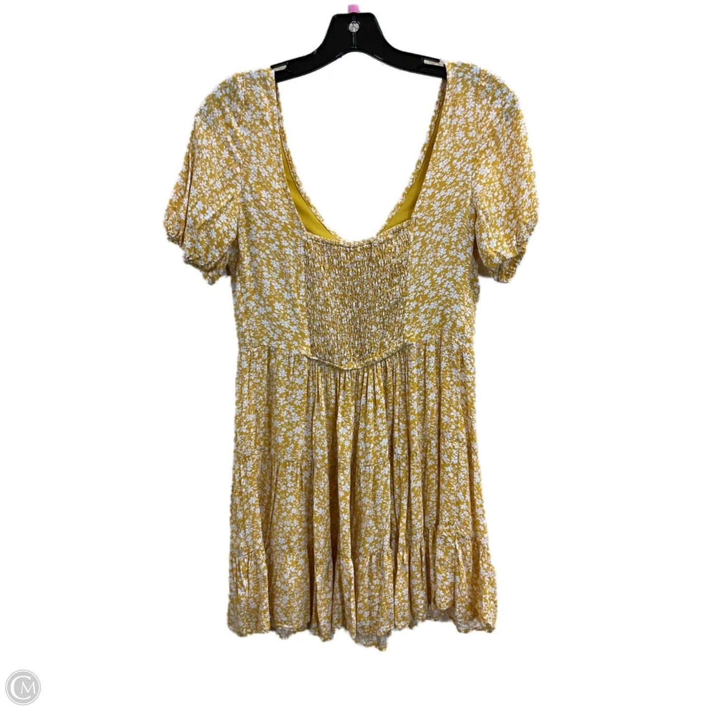 Dress Casual Short By Bohme In Yellow, Size: Xs