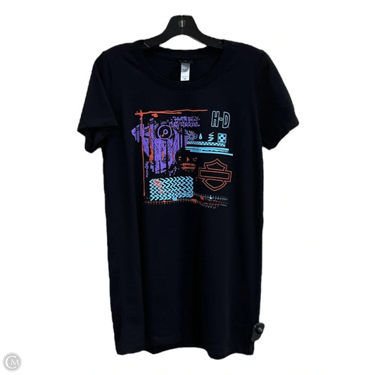 Top Short Sleeve By Harley Davidson In Black, Size: M
