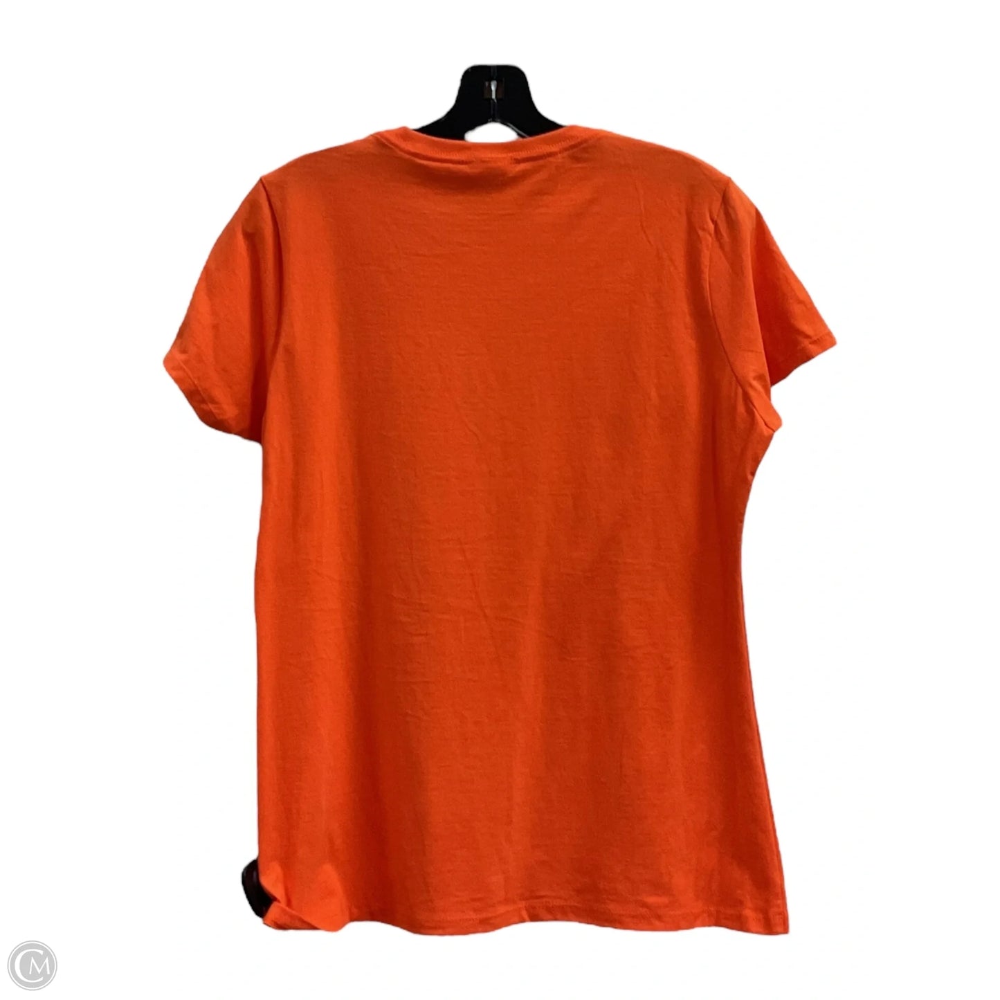 Top Short Sleeve By Harley Davidson In Orange, Size: M